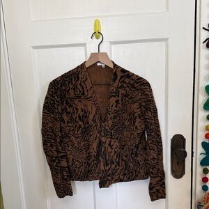 Madewell Brown and Black Cardigan